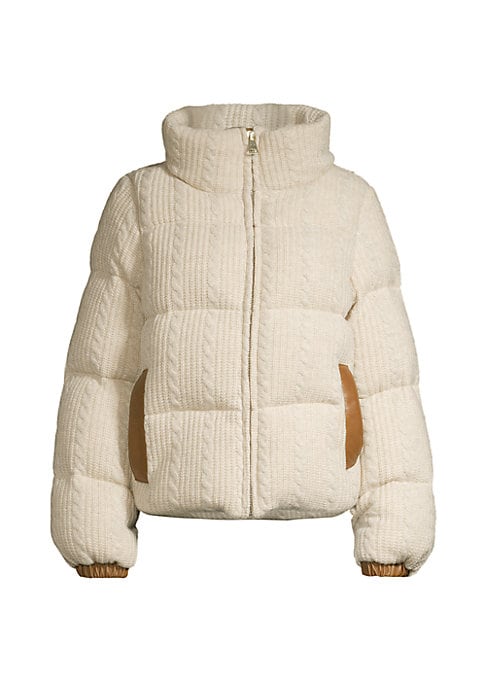 Cozy Cable-Knit Puff Jacket