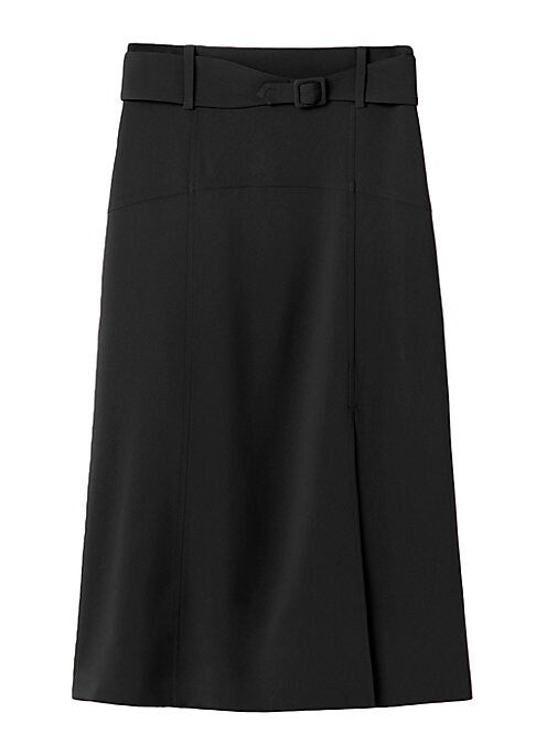 Chic A-Line Midi Skirt