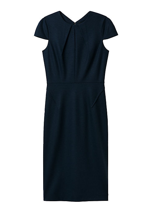 Chic Wool Midi Dress