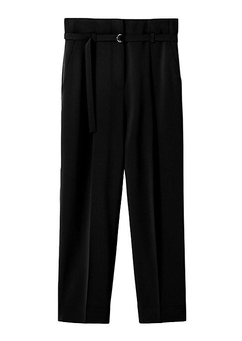 Chic Wide-Leg Crop Trousers