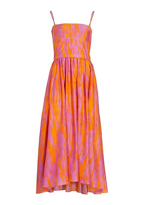 Silk A-line Midi Delight