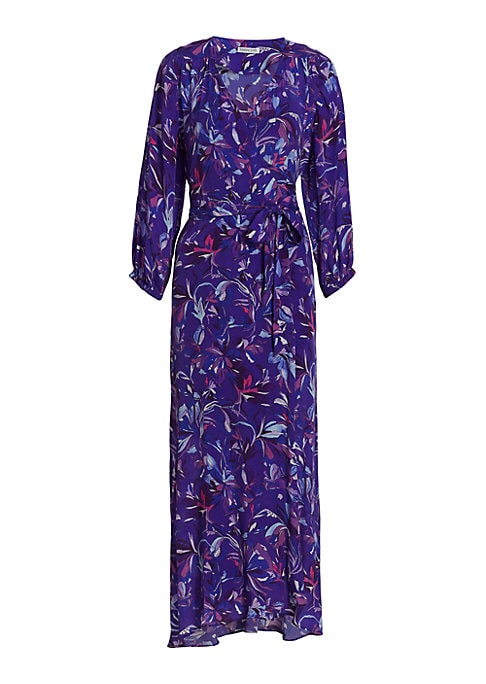 Floral Wrap Maxi Dress