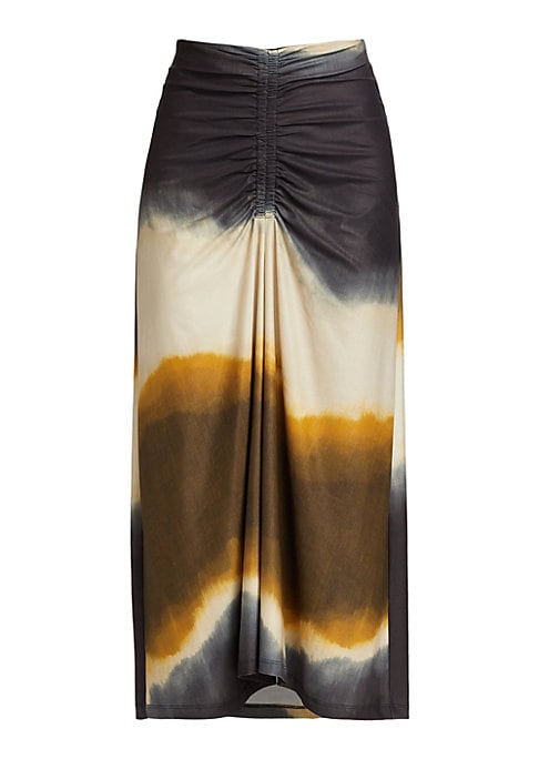 Vivid Jersey Tie-Dye Skirt