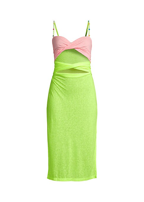 Twist & Cut Midi Dress