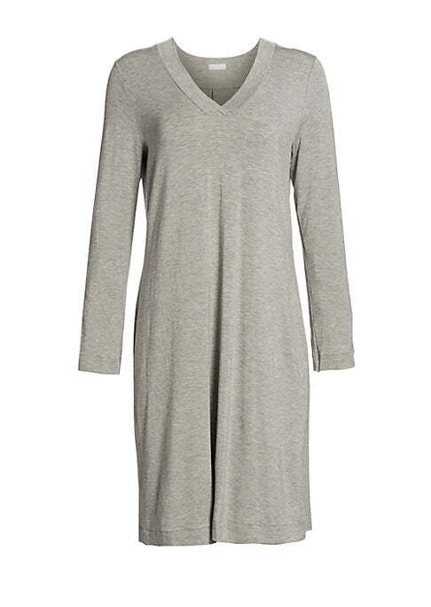 Cozy V-Neck Sleep Dress