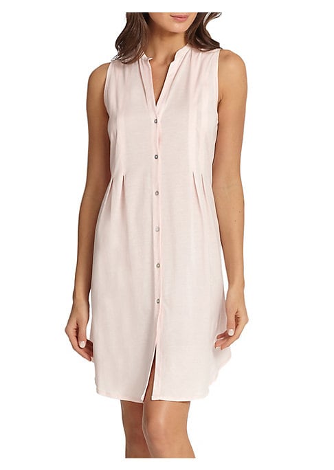 Chic Button-Front Sleep Gown