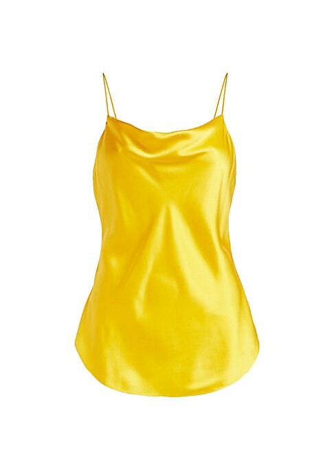 Silk Cowl Neck Top