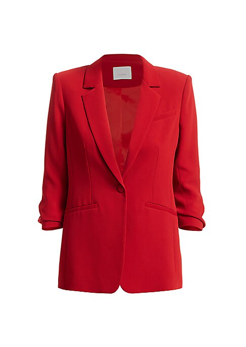 Chic Ruched Blazer