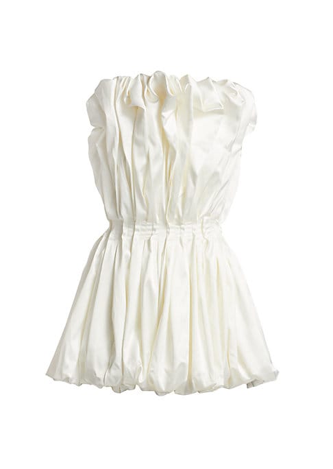 Lustrous Ruffle Satin Top