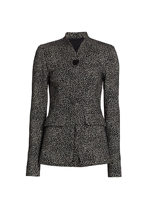 Chic Dot Detail Jacket
