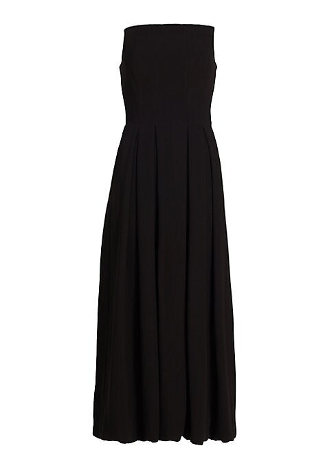 Pleated Off-The-Shoulder Dress