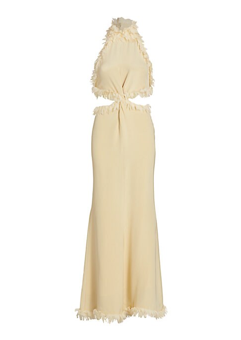 Feather Elegance Gown
