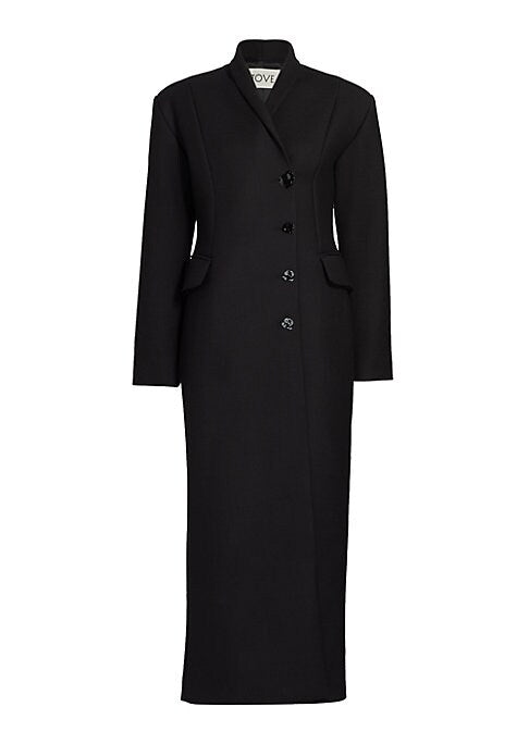 Elegant Wool Blend Coat