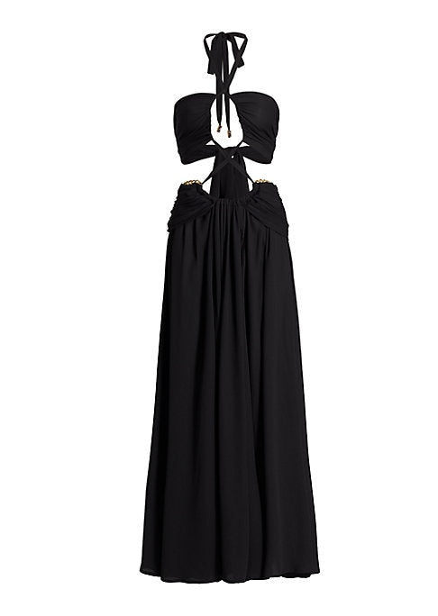 Chic Halter Maxi Dress