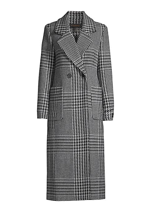 Plaid Elegance Overcoat