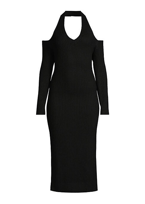 Chic Cold-Shoulder Dress