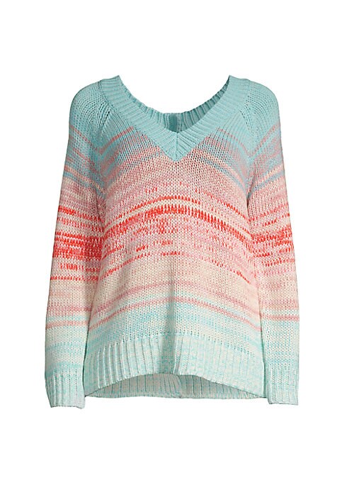 Gradient Button Cardigan