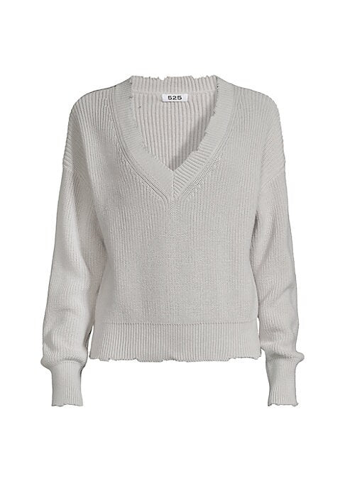Cozy V-Neck Knit Top