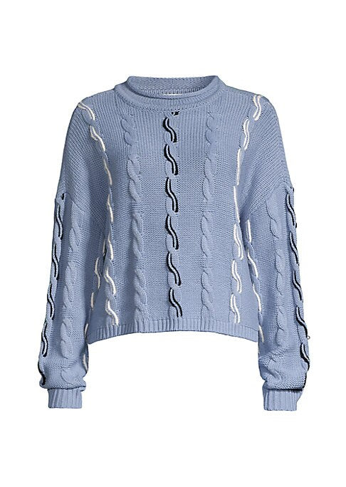 Chunky Knit Colorblock Sweater
