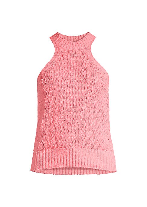 Textured Halter Knit Top