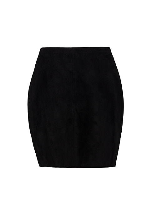 Suede Mini Skirt Delight