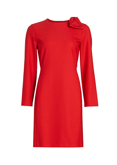 Elegant Bow-Shoulder Dress