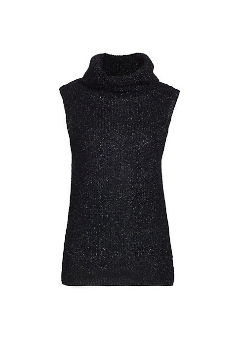 Chic Metallic Knit Top