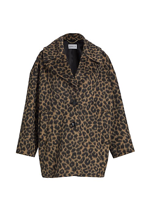 Cocoon Leopard Chic Coat