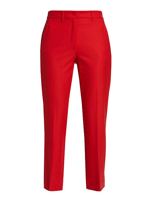 Chic Cropped Wool Trousers