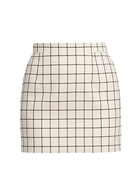 Plaid Charm Mini Skirt