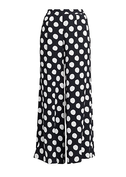 Polka-Dot Breezy Trousers