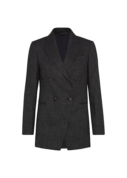 Elegant Linen Wool Blazer