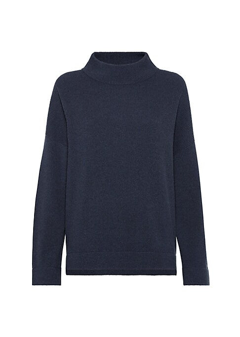 Elegant Ribbed Cashmere Top