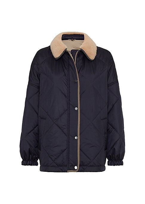 Quilted Nylon Outerwear Jacket