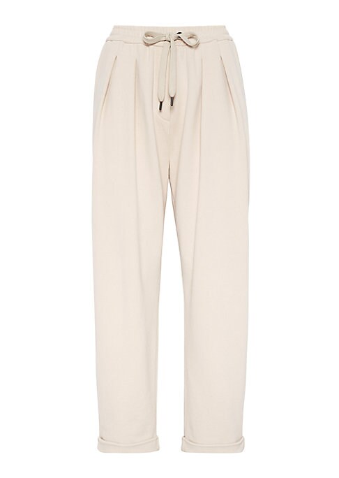 Chic Terry Drawstring Trousers