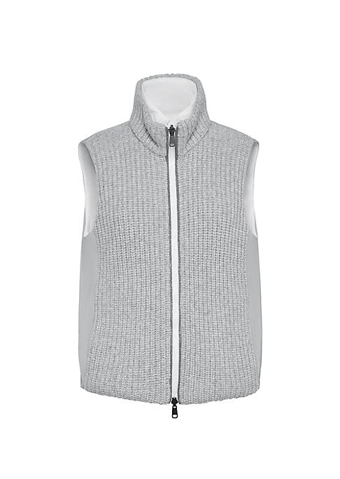 Cozy Reversible Knit Vest