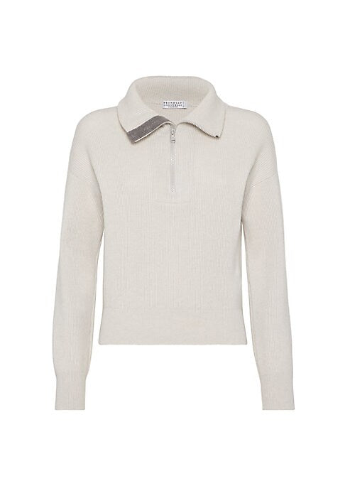 Chic Cashmere Trim Sweater