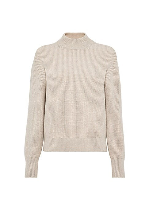 Luxe Ribbed Mock Sweater