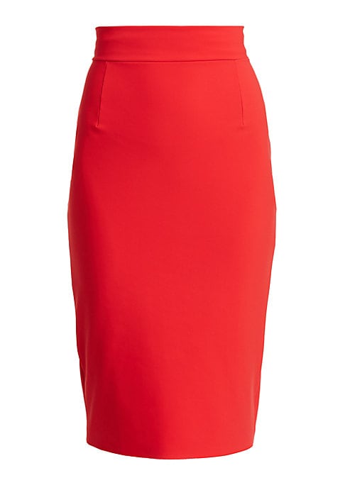 Sleek Jersey Midi Skirt