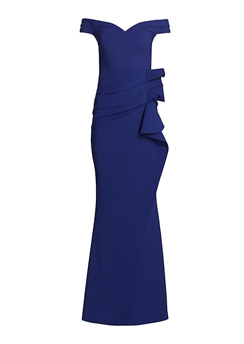 Ruffled Elegance Gown