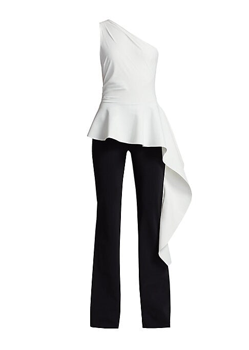 Asymmetric Peplum Jumpsuit