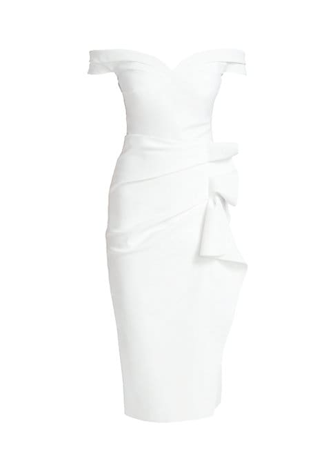 Sweetheart Ruffle Midi Dress