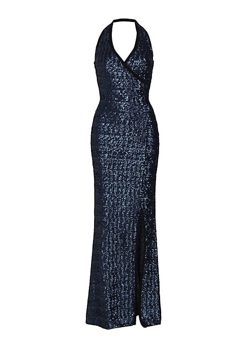 Glistening Slit Gown