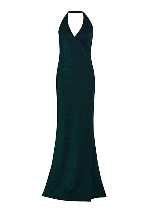 Chic Speckled Slit Gown