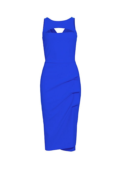 Draped Cutout Elegance Dress