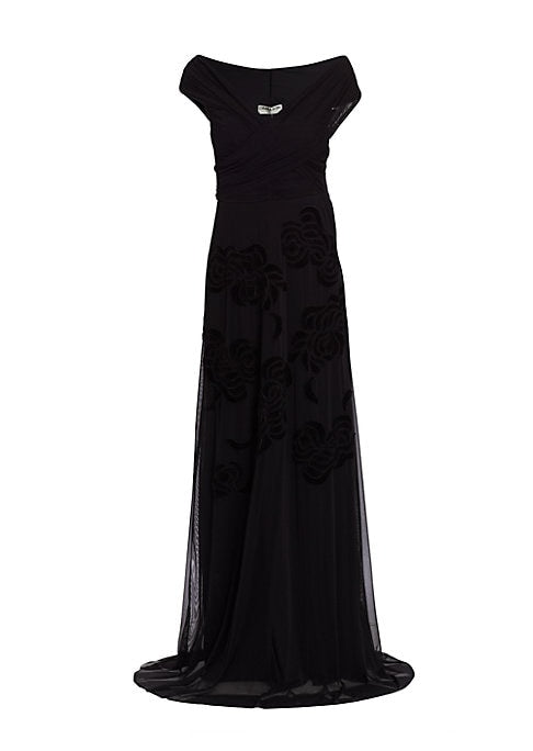 Floral Elegance Tulle Dress