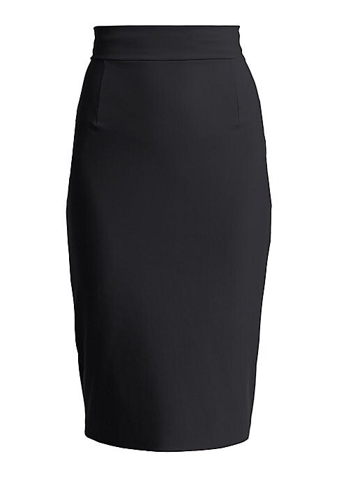 Sleek Stretch Midi Skirt