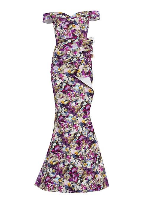 Ruffle Elegance Gown