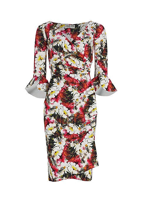 Painterly Wrap Dress