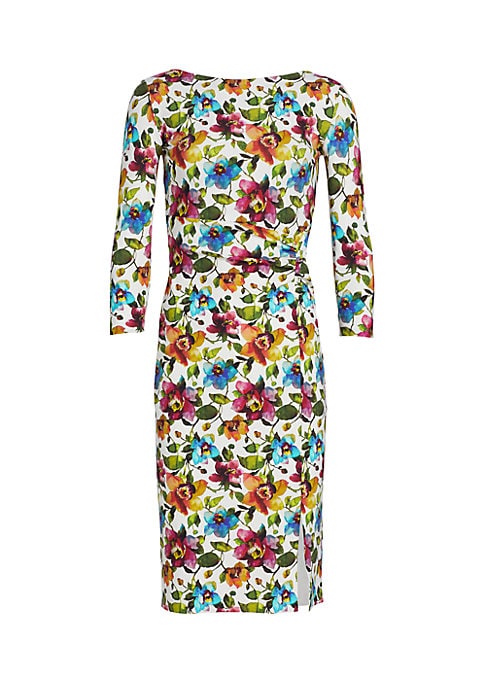 Floral Elegance Midi Dress